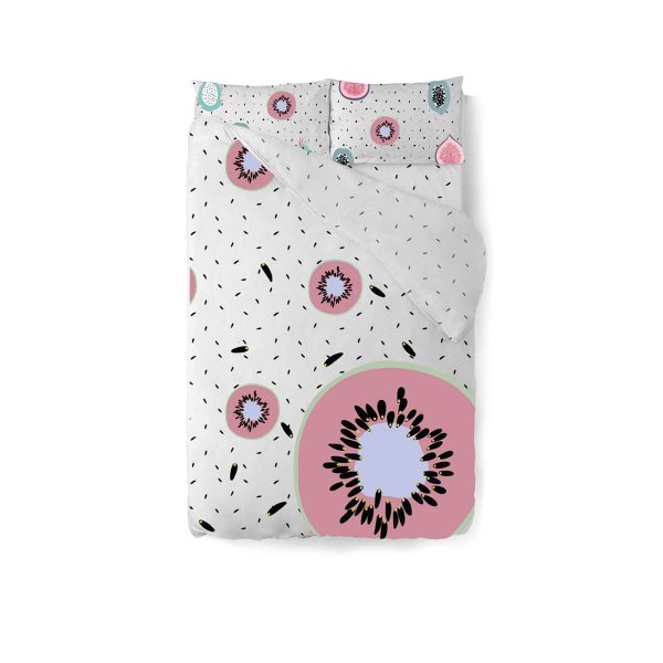 for bed kiwi rose exotic fruit print collection